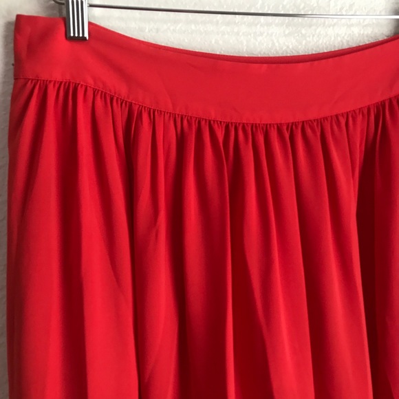 ‼️SOLD‼️Banana Republic Sheer Maxi Red Skirt - Picture 6 of 8
